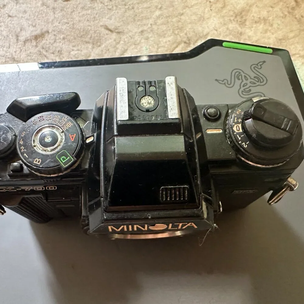 Minolta X-700 MPS 35mm Film SLR Camera For Parts Or Repair Only